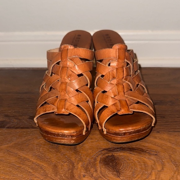 BED|STU Shoes - BED|STU Brown Woven Leather Mules